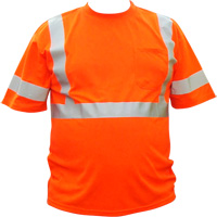 High Visibility Short-Sleeved Shirt, Cotton, 2X-Large, High Visibility Orange Haskins Industrial Inc.