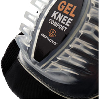 Genouill&egrave;res tout terrain, Style Boucles et crochets, Prot&egrave;ge-genoux Plastique, Tampons Gel Haskins Industrial Inc.