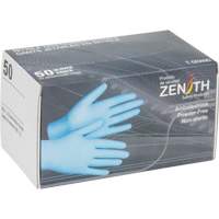 Gants jetables en paquets pour distributeur, Moyen, Nitrile, 4,5 mils, Sans poudre, Bleu Haskins Industrial Inc.