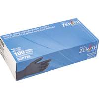 Gants jetables de calibre m&eacute;dical r&eacute;sistants &agrave; la perforation, Moyen, Nitrile, 5 mils, Sans poudre, Noir, Classe 2 Haskins Industrial Inc.