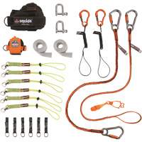 Trousse de longes de fixation d'outils pour monteurs de charpentes m&eacute;talliques et poseurs d'acier 3186 Squids Haskins Industrial Inc.