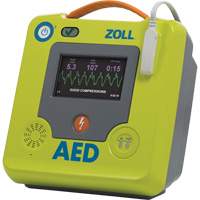 D&eacute;fibrillateur AED 3 BLS pour secouristes professionnels, Semi-automatique, Français, Classe 4 Haskins Industrial Inc.