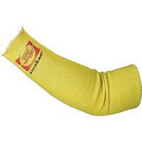 1-Ply Tube Sleeves, Kevlar&reg;, 10", ANSI Level 3/ASTM F-1790, Yellow Haskins Industrial Inc.