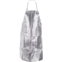 Heat Resistant Apron with Strap, 24" W x 42" L, Aluminized Kevlar&reg; Haskins Industrial Inc.