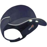 Skullerz&reg; 8965 Lightweight Bump Cap Hat with LED Lighting, Navy Blue Haskins Industrial Inc.