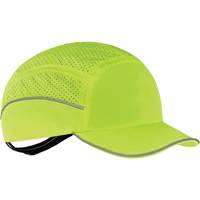 Skullerz&reg; 8955 Lightweight Bump Cap Hat, High Visibility Lime Green Haskins Industrial Inc.