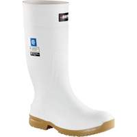 Slip Resistant Boots, Rubber, Steel Toe, Size 4 Haskins Industrial Inc.