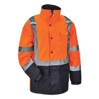 GloWear&reg; 8384 Type R Thermal Parka, High Visibility Orange, Large Haskins Industrial Inc.