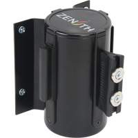 Wall Mount Barrier with Magnetic Tape, Steel, Screw Mount, 7', Blue Tape Haskins Industrial Inc.