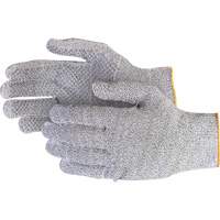 Sure Knit Cut Resistant Composite Gloves, Size 2X-Small, 13 Gauge, Stainless Steel/Dyneema&reg; Shell, ANSI/ISEA 105 Level 4/ASTM ANSI Level A5 Haskins Industrial Inc.