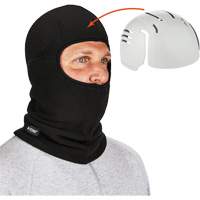 N-Ferno&reg; Zippered Balaclava Face Mask with Bump Cap Insert, Fleece/Polyester, Black Haskins Industrial Inc.