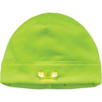 Bonnet N-Ferno &agrave; lumi&egrave;res DEL, Taille unique, Vert lime haute visibilit&eacute; Haskins Industrial Inc.