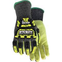 Stealth Dog Fight Impact & Cut Resistant Gloves, Small, Glass Fibre/HPPE/Nylon/Spandex Palm, Knit Wrist Cuff Haskins Industrial Inc.