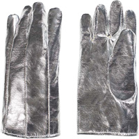Heat Resistant Gloves, Aluminized/Kevlar&reg;, One Size, Protects Up To 800° F (426.66° C) Haskins Industrial Inc.