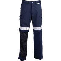 All-Season High Visibility Ventilated Pants, Poly-Cotton, 26, Navy Blue Haskins Industrial Inc.