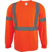 Chemise de s&eacute;curit&eacute; &agrave; manches longues, Polyester, 2T-Grand, Orange haute visibilit&eacute; Haskins Industrial Inc.