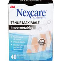 Nexcare Max-Hold Waterproof Bandages, Assorted, Plastic, Sterile Haskins Industrial Inc.