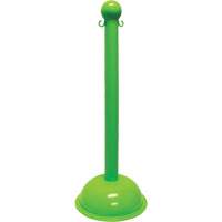 Heavy-Duty Stanchion, 40" High, Green Haskins Industrial Inc.