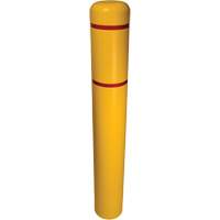 Bollard Cover, 4" Dia. x 54" L, Yellow Haskins Industrial Inc.