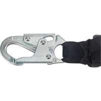 Miller&reg; HP Shock-Absorbing Lanyard, 4', Locking Rebar Hook Center, Locking Snap Hook Leg Ends, Polyester Haskins Industrial Inc.