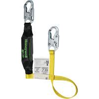 Miller&reg; HP Shock-Absorbing Lanyard, 4', Locking Snap Hook Center, Locking Snap Hook Leg Ends, Polyester Haskins Industrial Inc.