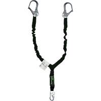 Miller&reg; Arc-Rated Shock-Absorbing Lanyard, 6', Locking Snap Hook Center, Locking Snap Hook Leg Ends, Kevlar&reg; Haskins Industrial Inc.