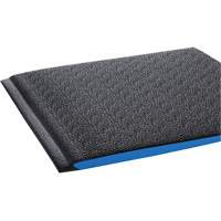 Wear-Bond Comfort-King Ergonomic Mats, Pebbled, 2' x 3' x 9/16", Black, Vinyl Foam Haskins Industrial Inc.