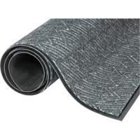 Triathlon Performance Entrance Mats, Wiper/Scraper, 6' x 10' x 7/16", Cool Grey Haskins Industrial Inc.
