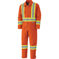 5540A Quilted Coveralls, 2X-Large, Orange Haskins Industrial Inc.
