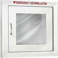 Surface Wall Mounting AED Cabinet, Zoll AED Plus&reg; For, Non-Medical Haskins Industrial Inc.