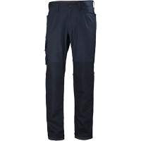 Oxford Service Pants, Poly-Cotton, Navy Blue, Size 30, 30 Inseam Haskins Industrial Inc.