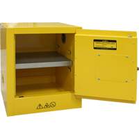 Flammable Storage Cabinet, 4 gal., 1 Door, 17" W x 22" H x 18" D Haskins Industrial Inc.