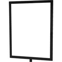 Heavy-Duty Vertical Sign Holder for Classic Posts, Black Haskins Industrial Inc.