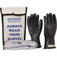 Class 0 Rubber Electrical Glove Kit, 10, 11" L, 20 cal/cm², NFPA 70E Haskins Industrial Inc.