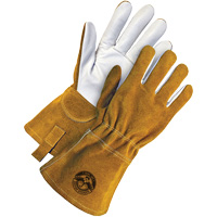 Gants de soudage &agrave; l'arc TIG, Cuir fleur de ch&egrave;vre, Taille T-Grand Haskins Industrial Inc.
