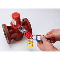 Drinking Fountain Safety Cover & Plug Valve Lockout, Valve/Water Tap Kit Haskins Industrial Inc.