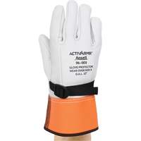 96-003 High Voltage Leather Protector Gloves, Size 8, 12" L Haskins Industrial Inc.