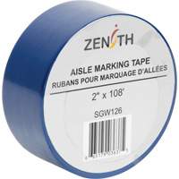 Aisle Marking Tape, 2" x 108', PVC, Blue Haskins Industrial Inc.