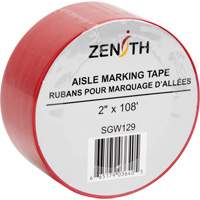 Ruban pour marquage d'all&eacute;es, 2" x 108', PVC, Rouge Haskins Industrial Inc.