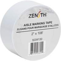 Ruban pour marquage d'all&eacute;es, 2" x 108', PVC, Blanc Haskins Industrial Inc.