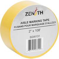 Ruban pour marquage d'all&eacute;es, 2" x 108', PVC, Jaune Haskins Industrial Inc.