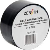 Ruban pour marquage d'all&eacute;es, 2" x 108', PVC, Noir Haskins Industrial Inc.