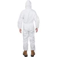 Premium Hooded Coveralls, Small, White, Microporous Haskins Industrial Inc.