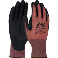 Gants r&eacute;sistants aux coupures G-Tek PolyKor X7 Neuroma, Petit, Calibre 18, Rev&ecirc;tement Polyur&eacute;thane, ASTM ANSI niveau A3/EN 388 niveau C Haskins Industrial Inc.