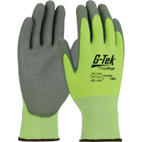 Gants r&eacute;sistants aux coupures G-Tek PolyKor, Petit, Calibre 13, Rev&ecirc;tement Polyur&eacute;thane, ASTM ANSI niveau A5/EN 388 niveau E Haskins Industrial Inc.