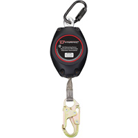 Dynamic Self-Retracting Lifeline, 20', Dyneema&reg;, Swivel Haskins Industrial Inc.
