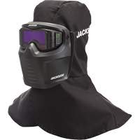 Rebel ADF Welding Mask, 3.5" L x 1.3" W View Area, 3/5-12 Shade Range, Black Haskins Industrial Inc.