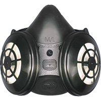 Comfort-Air&reg; 400Nx Black Half Mask without Exhalation Valve N95 Kit, Elastomer/Rubber, Small/Medium Haskins Industrial Inc.