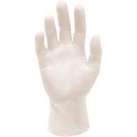 Synthetic Stretch Medical Examination Gloves, Large, Vinyl, 5-mil, Powder-Free, White, Class 2 Haskins Industrial Inc.