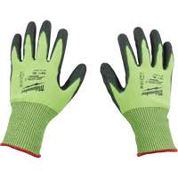 High Visibility Dipped Gloves, Size Small, 15 Gauge, Polyurethane Coated, Polyethylene Shell, ASTM ANSI Level A5 Haskins Industrial Inc.